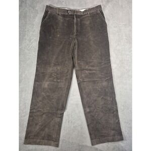 Karaca Men's Chino Cord Pants Jeans Modern Fit Premium Cotton W36 L34 Brown NEW